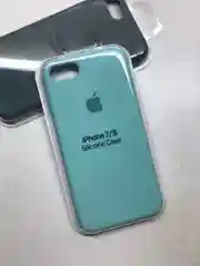 Мятный защитный силиконовый чехол для iphone 7 iphone 8 с яблоком