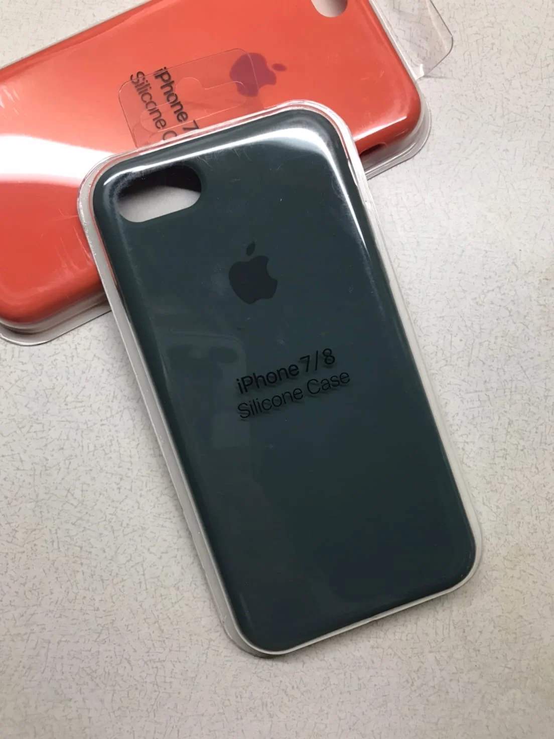 Лесной зеленый защитный силиконовый чехол для iphone 7 iphone 8 с яблоком