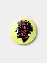 Значок из серии "Рок" "Punk is not dead", 37 мм