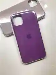 Пурпурный защитный чехол для телефона на Iphone 11