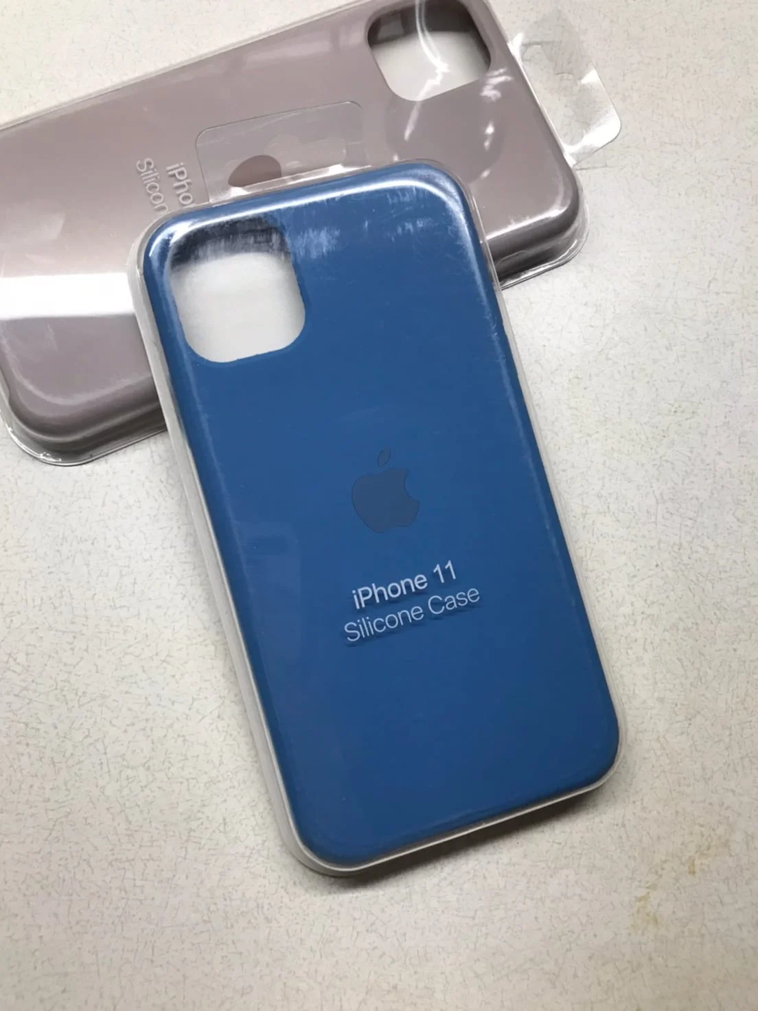 Синий меланж защитный чехол для телефона на Iphone 11