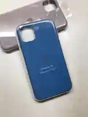 Синий меланж защитный чехол для телефона на Iphone 11