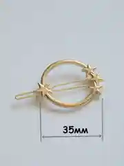 Оливковый металлическая заколка для волос