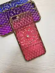 Фуксия защитный силиконовый чехол для iPhone 6, со стразами