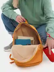 Желтый рюкзак "Pakkit 3" мужской, классический женский рюкзак сумка для ноутбука черный, pkt