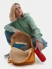 Желтый рюкзак "Pakkit 3" мужской, классический женский рюкзак сумка для ноутбука черный, pkt