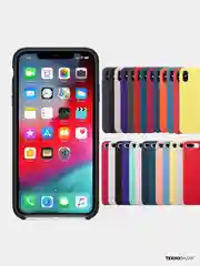 Коралловый силиконовый чехол на iPhone 6, 6S / 7, 8 / 7 Plus, 8 Plus / X, XS / XR (разные цвета)