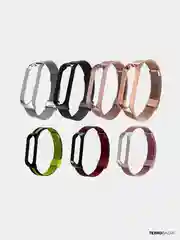 Золотой ремешок Миланская петля для Xiaomi Mi Band 4