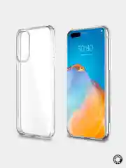 Плотный чехол Huawei P40 силикон 1.5мм прозрачный