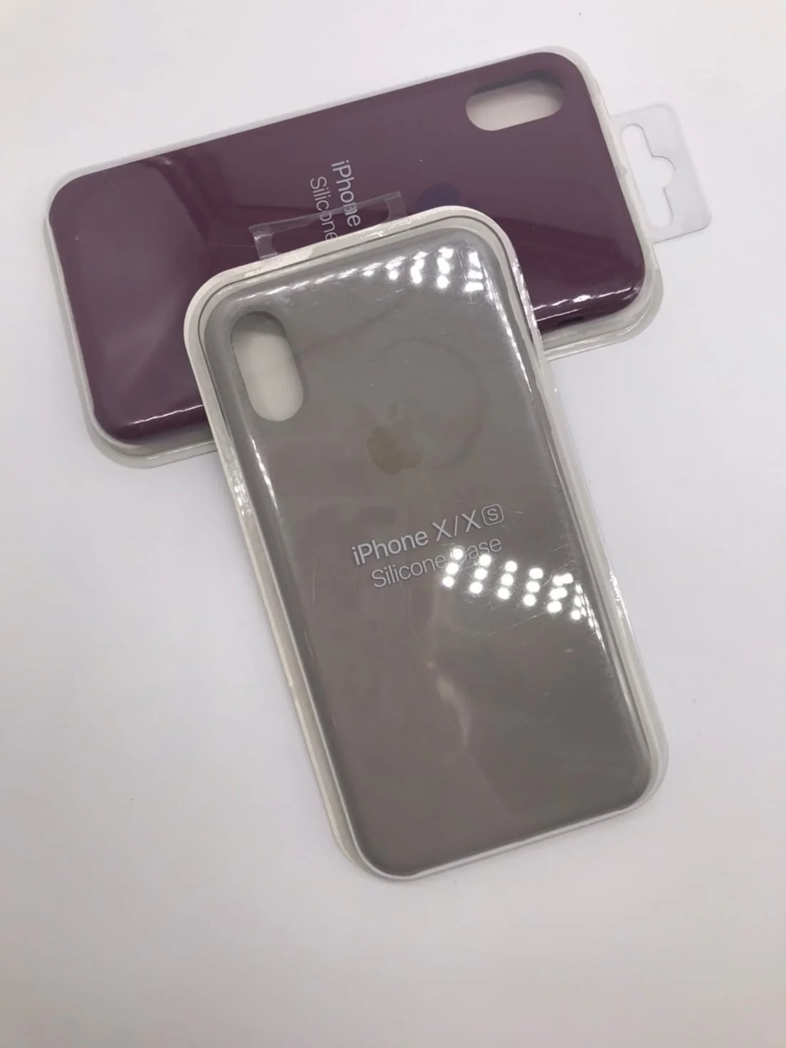 Бежевый меланж защитный силиконовый чехол для iphone X iphone 10 с яблоком