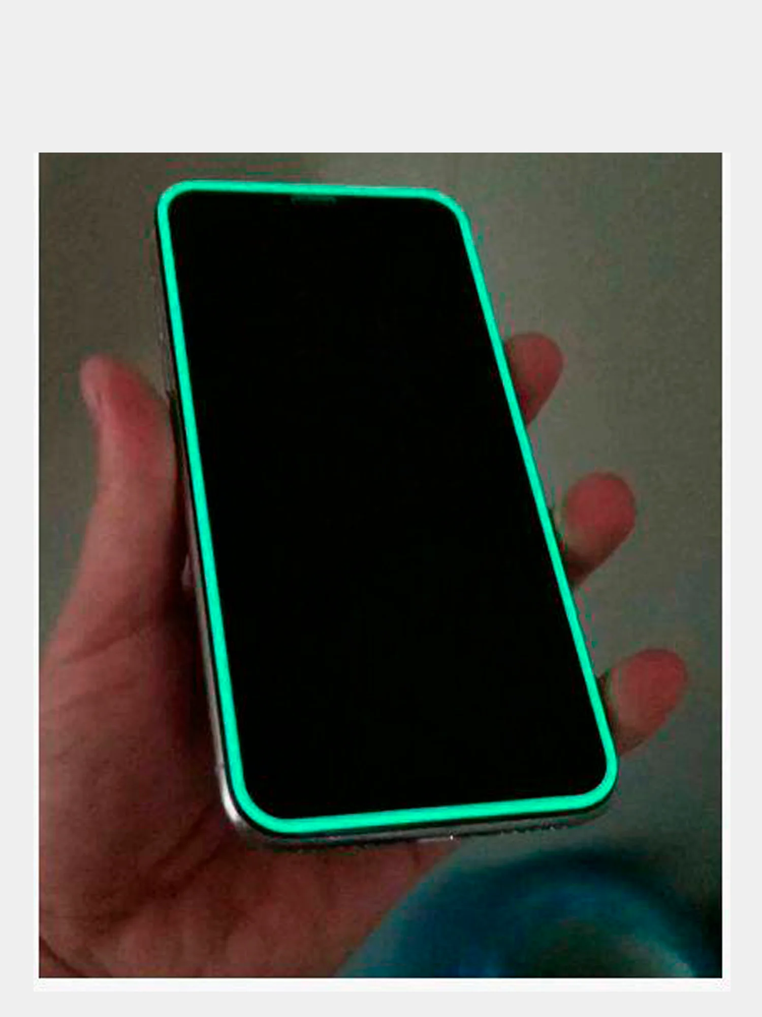Светящееся защитное стекло для iPhone 7/8, 7/8Plus, X, Xr, XsMax, 11, 11Pro