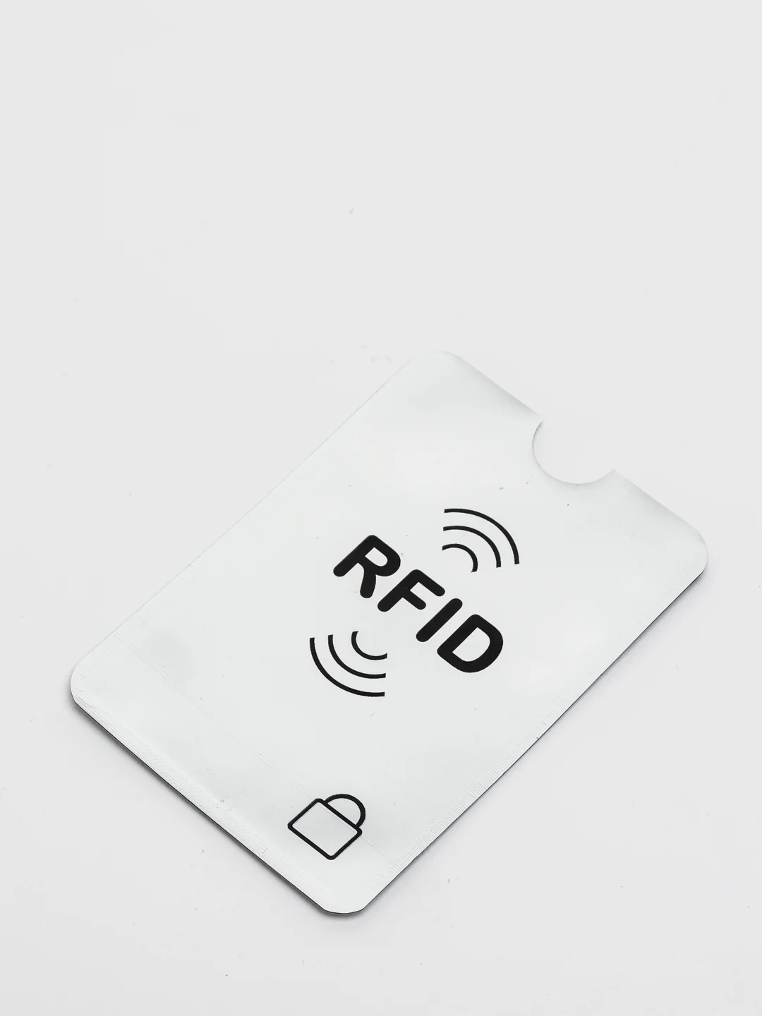 Бежевый чехол для банковских карт с защитой от кражи данных, с RFID защитой от считывания