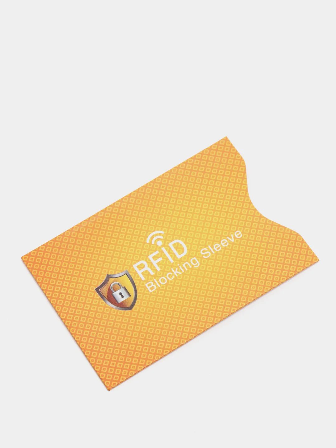 Лимонный чехол для банковских карт с защитой от кражи данных, с RFID защитой от считывания