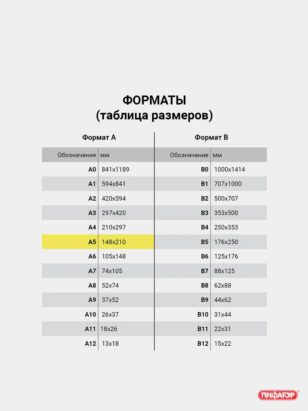 Тетрадь в клетку ПИФАГОР "Эконом", 18 листов, 1 штука