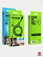 Кабель для зарядки, USB type-c, lighting, micro usb, Borofone BX31 Soft silicone