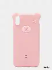 Коричневый чехол Baseus Bear Silicone Case Apple iPhone X, XS, XS Max с ремешком