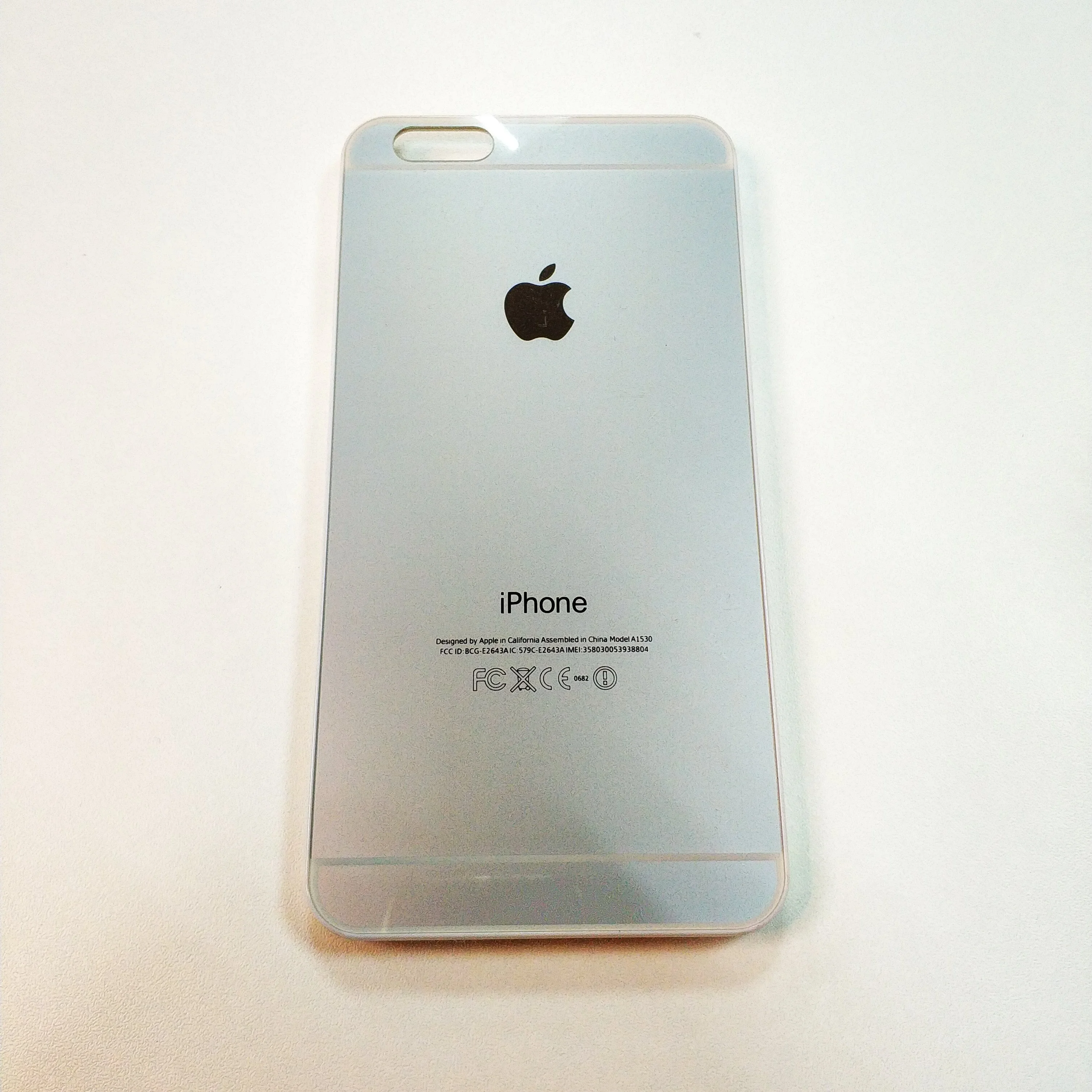 Серый меланж чехол для iPhone 6 plus
