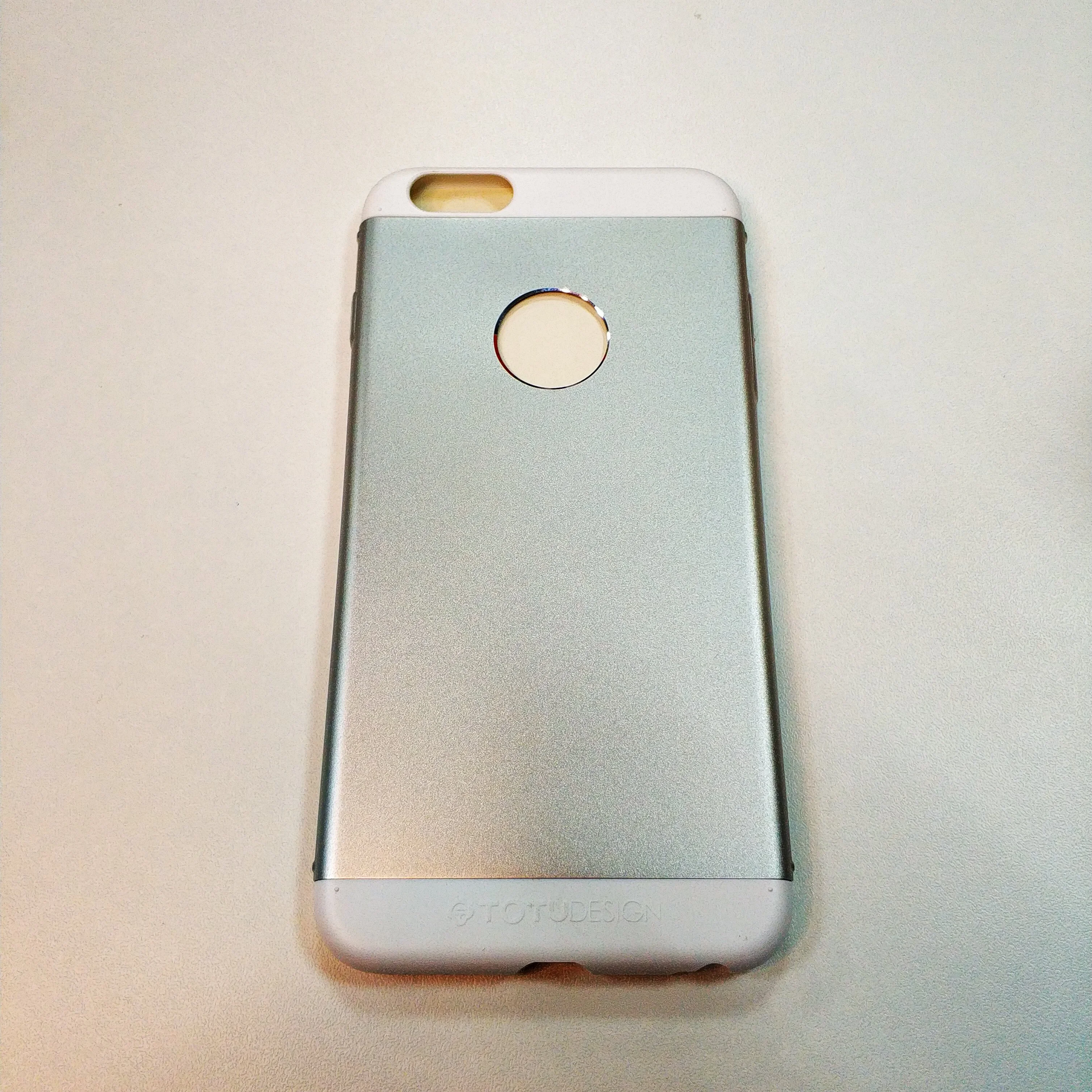 Серебряный чехол для iPhone 6 plus