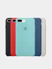 Силиконовый чехол с логотипом Silicone Case для iPhone 11pro max, 11pro, 11, Xs max, X/Xs, XR, 7/8, 6 plus/6s plus, 7 plus/8 plus