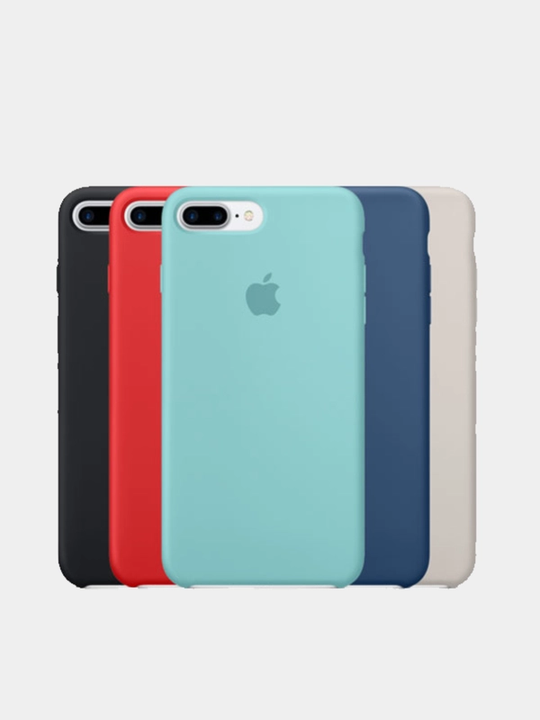 Силиконовый чехол с логотипом Silicone Case для iPhone 11pro max, 11pro, 11, Xs max, X/Xs, XR, 7/8, 6 plus/6s plus, 7 plus/8 plus