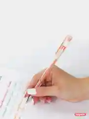 Ручки гелевые ПИФАГОР, 6 штук, с блестками