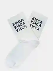 Носки с надписью "Киса"
