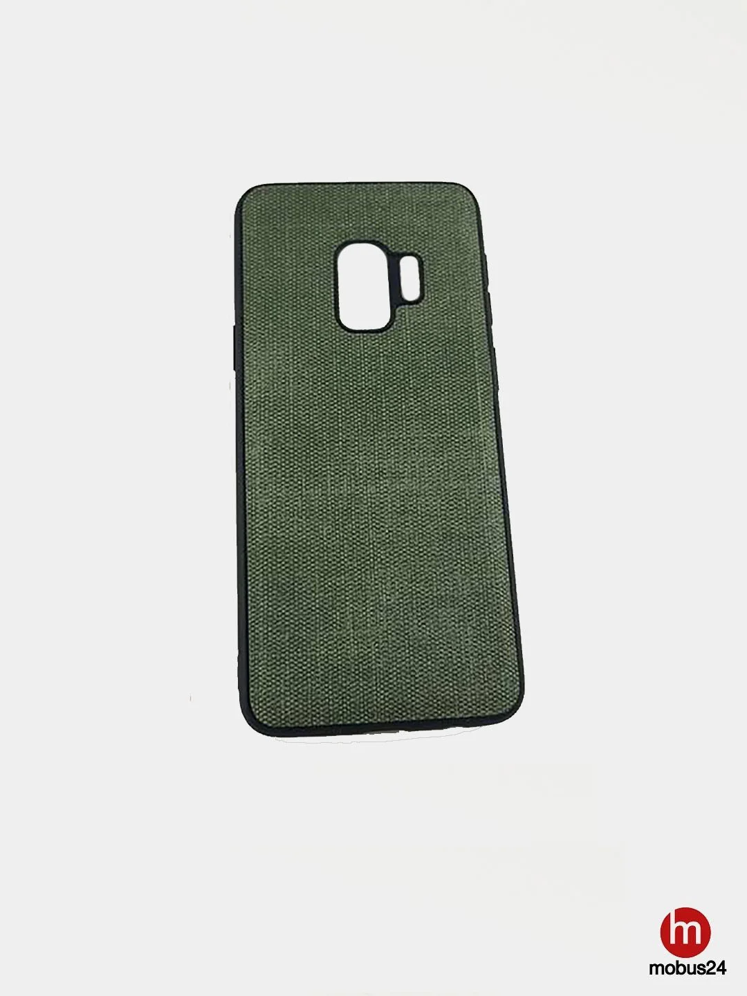 Зеленый чехол Samsung S9 джинсовый