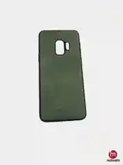 Зеленый чехол Samsung S9 джинсовый