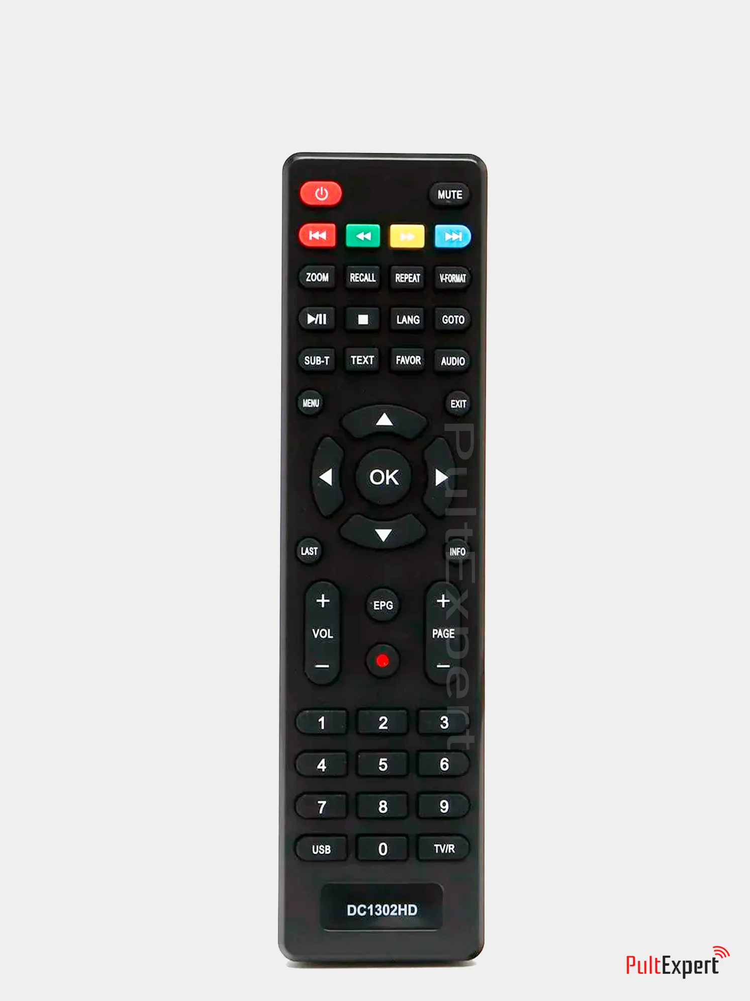 Пульт DC1302HD для цифровой приставки D-Color купить по цене 306 ₽ в ...