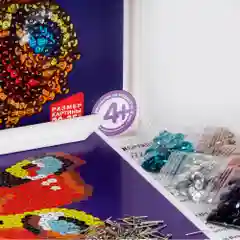 Картина из пайеток "Павлиний глаз"
