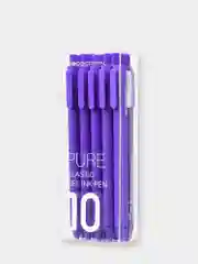 Фиолетовый набор ручек "PURE 10/20", канцелярия, канцтовары, ручки