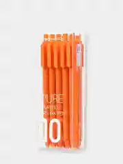Оранжевый набор ручек "PURE 10/20", канцелярия, канцтовары, ручки