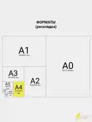 Цветной фетр для творчества оттенки желтого А4 5 листов 2 мм