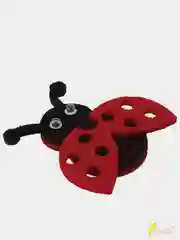 Наклейки из фетра "Божьи коровки", 6 шт
