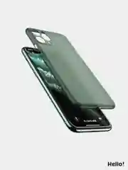 Белый чехол для Apple iPhone 11, 11 Pro, 11 Pro Max полупрозрачный силиконовый