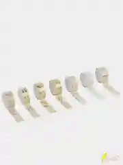 Клейкие Washi-ленты для декора с фольгой золотистые, 0,015 х 3 м, 7 шт