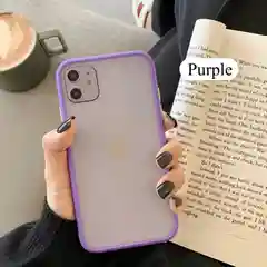 Фиолетовый матовый силиконовый чехол для iPhone 7/8/X/XR/XS/1/11 Pro/11 Pro Max, красный, черный, желтый