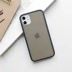 Индиго матовый силиконовый чехол для iPhone 7/8/X/XR/XS/1/11 Pro/11 Pro Max, красный, черный, желтый