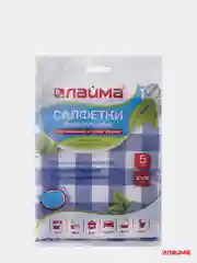 Розовый салфетки универсальные ЛАЙМА, из вискозы, с перфорацией, 30 х 38 см, 5 штук