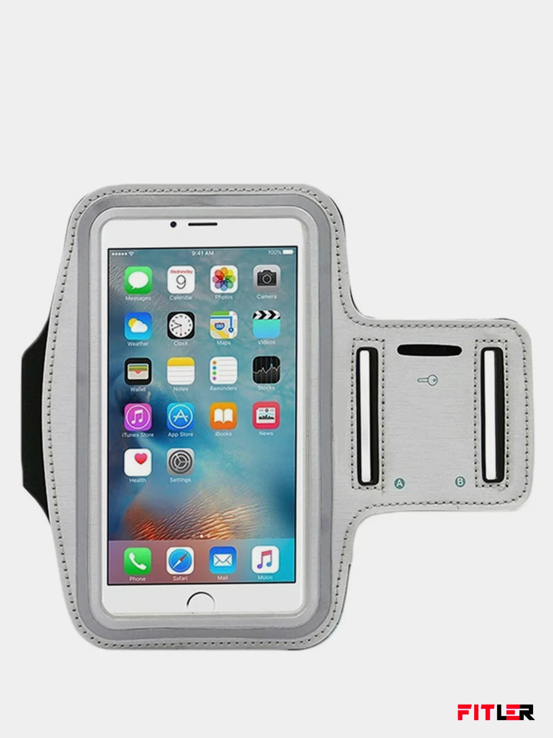 Серый сумка чехол для смартфона на руку
