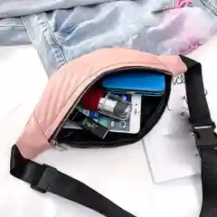 Сумка на пояс, экокожа