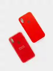 Розовый силиконовый чехол на iPhone все модели.