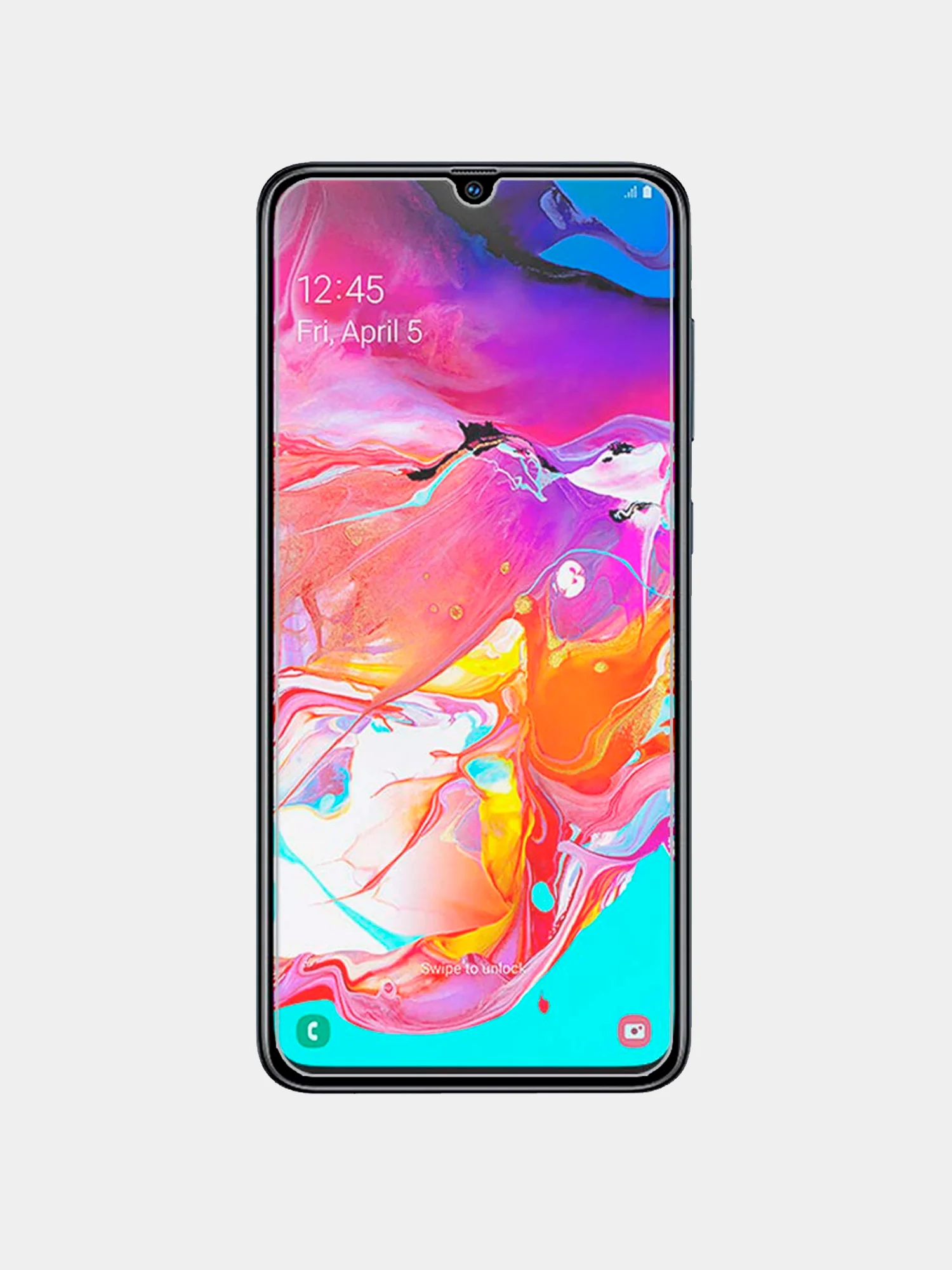 Прочное стекло 2D на Samsung Galaxy A90