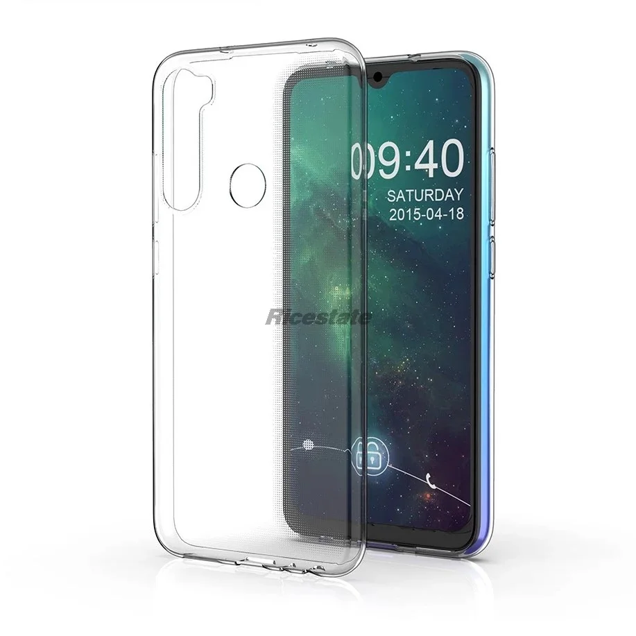 Силиконовый прозрачный чехол для Redmi 8, Redmi 8A, Redmi Note 8, Redmi Note 8T, Redmi Note 8 Pro