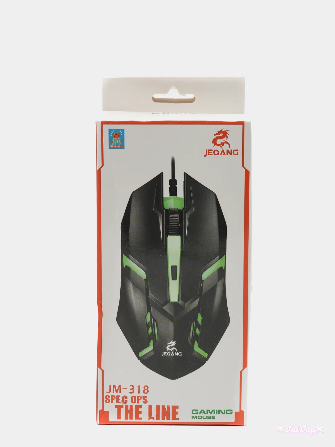 Игровая компьютерная мышь Jeqang с подсветкой