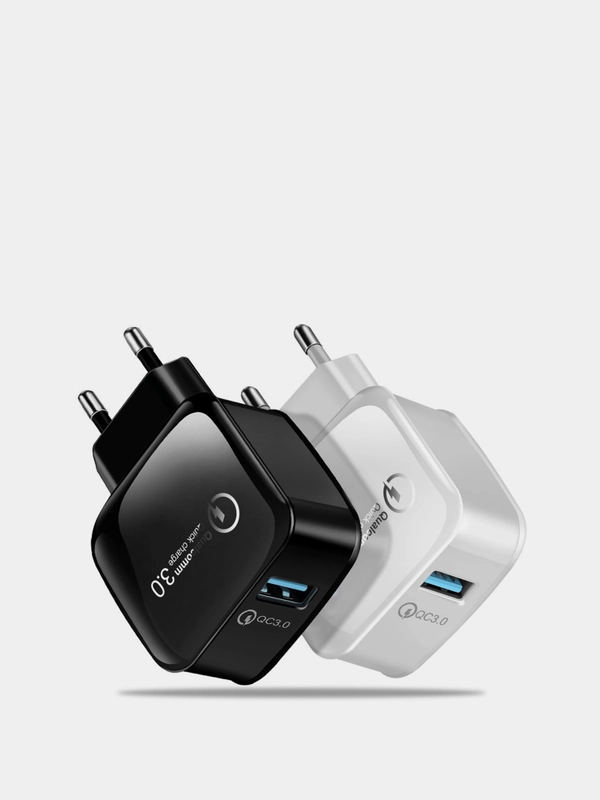 Адаптер питания сетевой Olaf Quick charge 3.0 с системой защиты аккумулятора