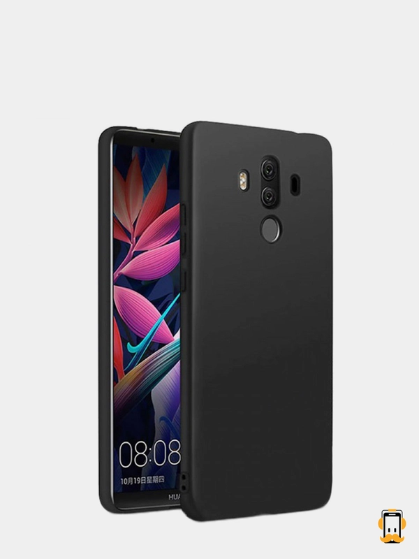 Чехол Huawei Mate 10 Pro, Хуавей Мат 10 Про, черный, силиконовый