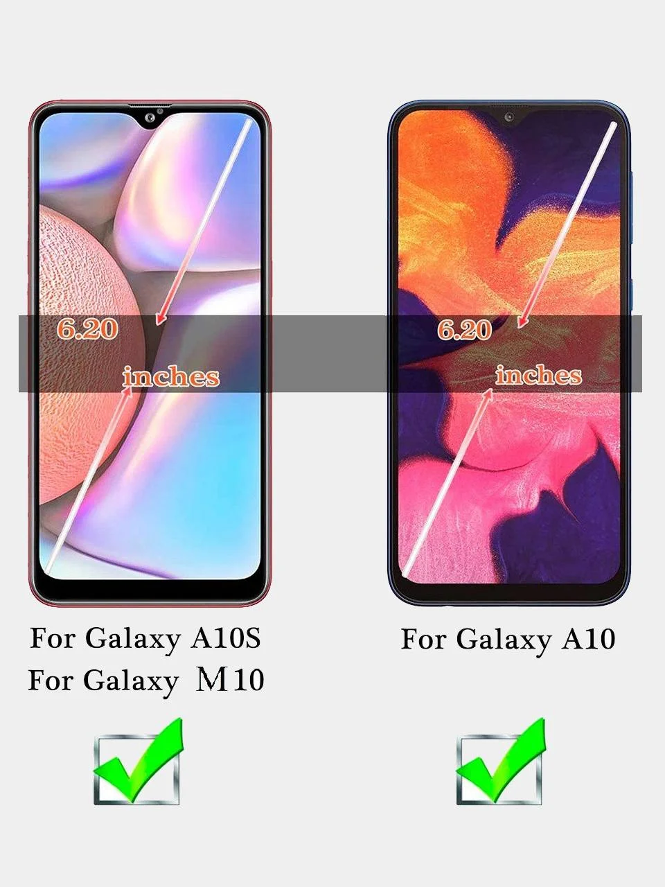 Защитное стекло  для Samsung Galaxy A10 / A10S / M10 / А10 (Самсунг А10)
