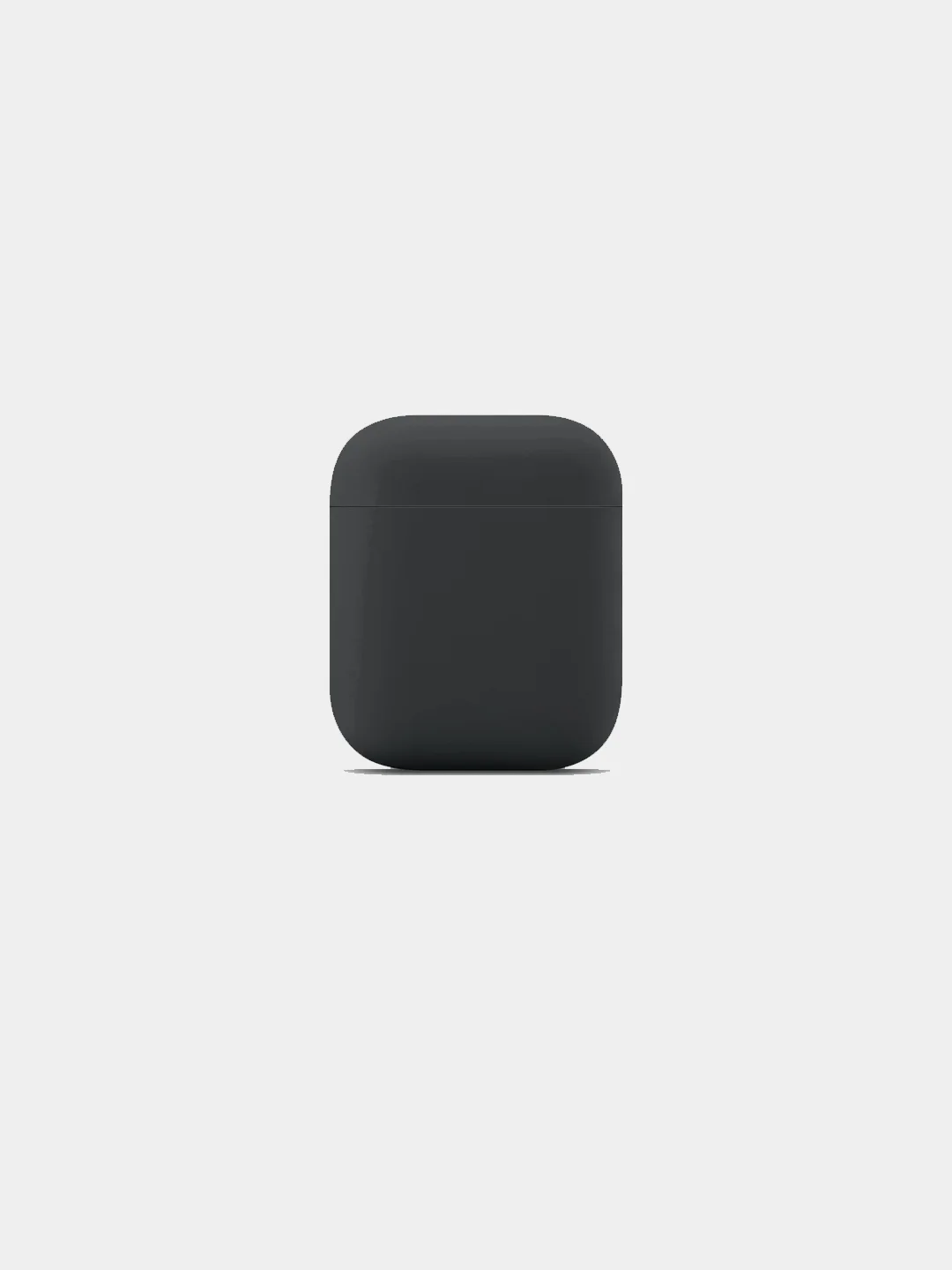 Угольный силиконовый чехол для Apple Airpods 1/2