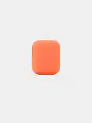 Оранжевый силиконовый чехол для Apple Airpods 1/2